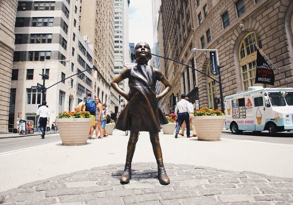 'Fearless Girl' statue from the NY stock exchange